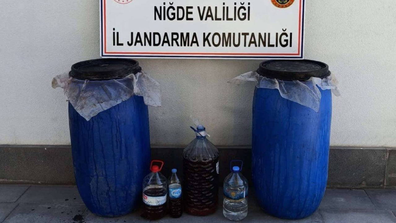 nigde 322 litre el yapimi icki ele gecirildi WPuHzusC.jpg