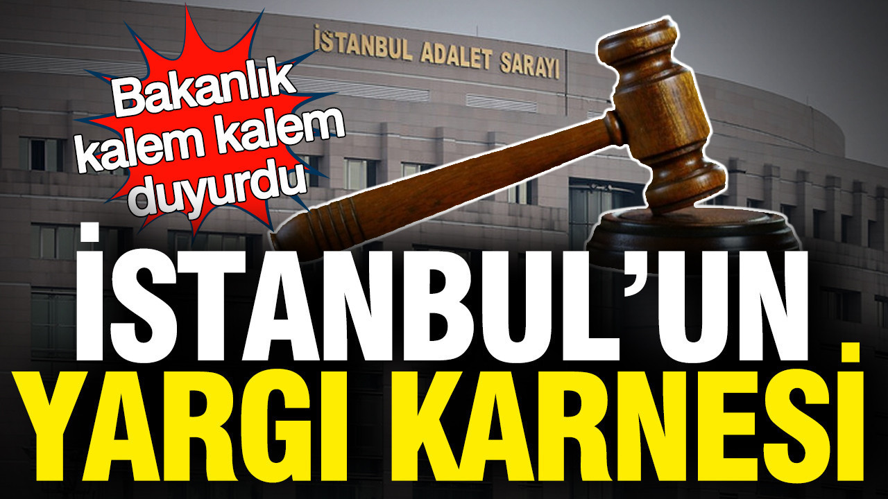 İstanbul Yargı Durumu: Adalet Bakanlığı’ndan Detaylı Rapor