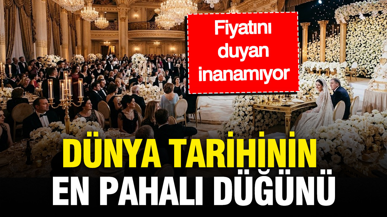 Dunya tarihinin en pahali dugunu tam tamina 14 milyar dolar rKtkTn8N